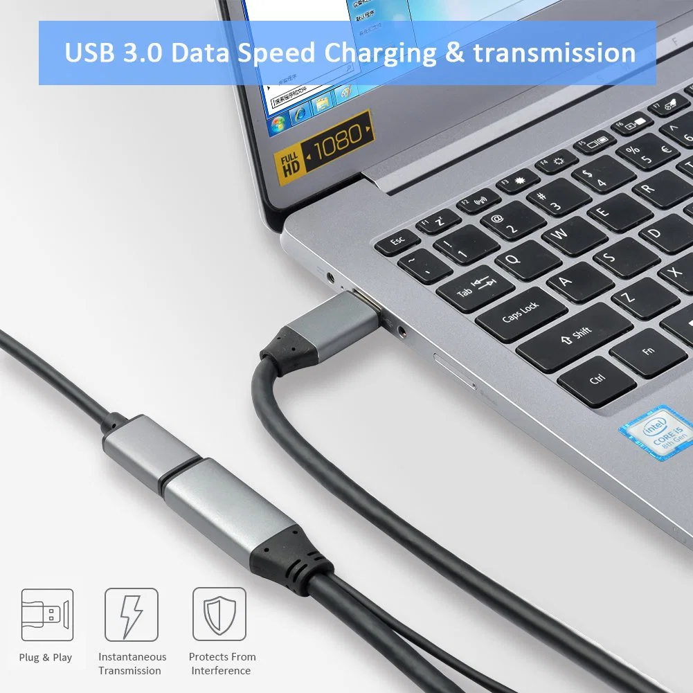 5%OFF Active Repeater Compatible Signal Booster 5m 10m 15m 20m 30m 40m 50m 60m 70m 80m Type a C Charger Cable with Power USB3.0 USB2.0 USB 3.0 Extension Cable