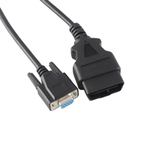 OBD 16 Pin Male to dB9p Female Od7.0 16c OBD Extension Cable for Car and Computer Diagnostic 