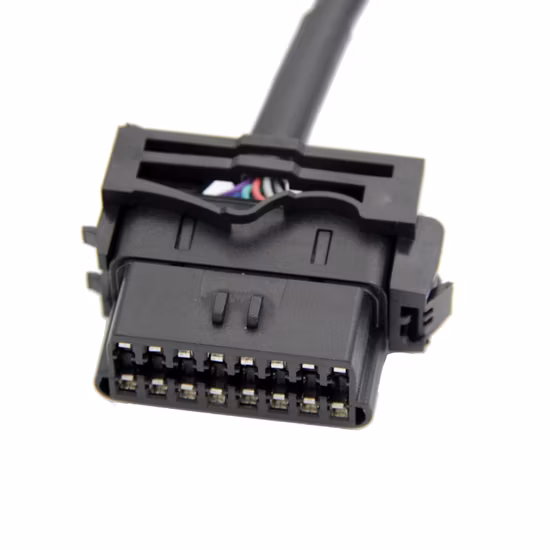 Customize Wiring Harness Car Maintenance 2 Male to 1 Female BMW 16 Pin OBD Cable