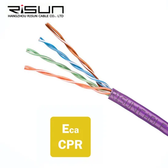 Cat 5e U/UTP Bare Copper 24 AWG Cable for Data Transmission 