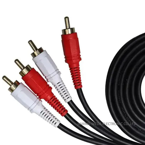 Stereo 3.5mm Jack to 2RCA Aux Audio Cable Male to Male for DVD Amplifier Phone Car 